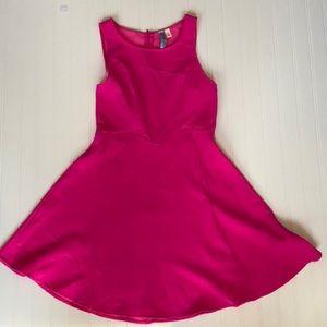 Hot pink dress